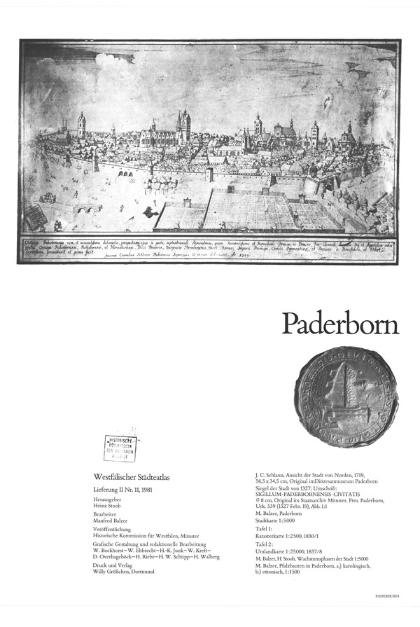 Titelseite Paderborn