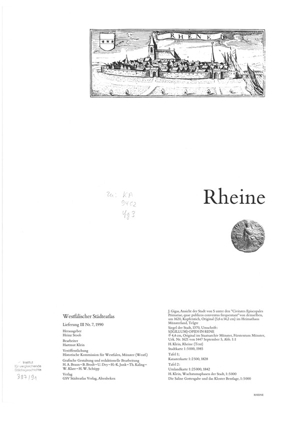 Titelseite Rheine