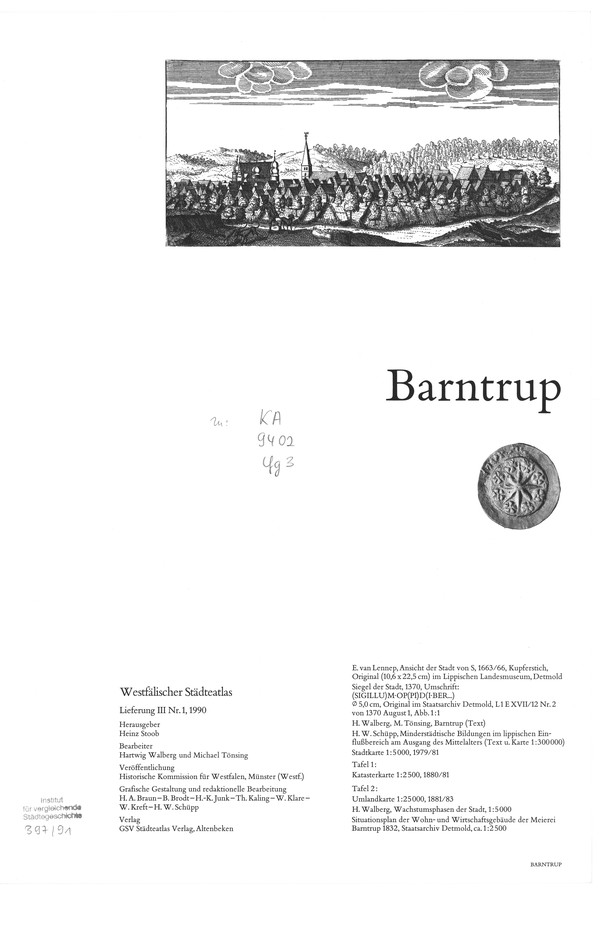 Titelseite Barntrup