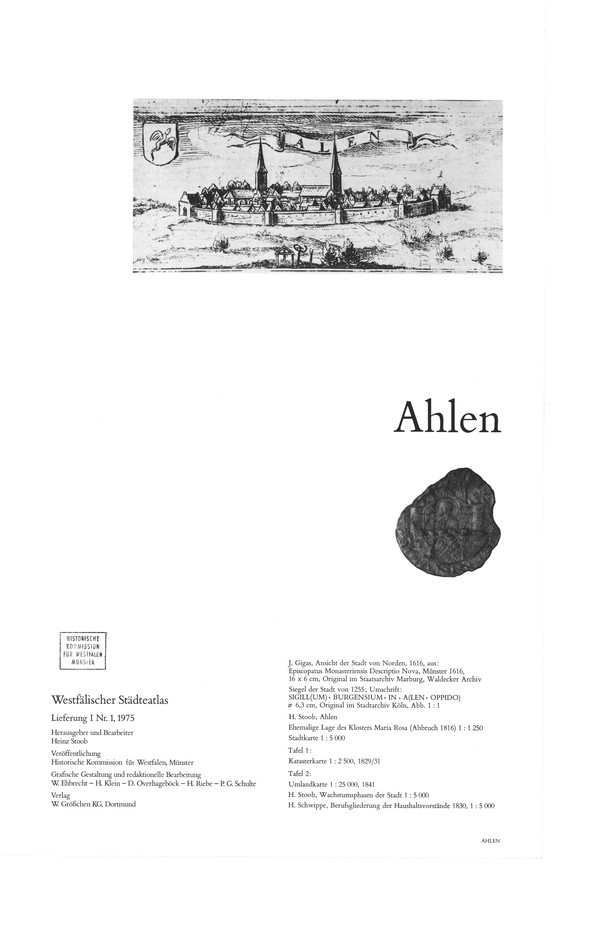 Titelseite Ahlen