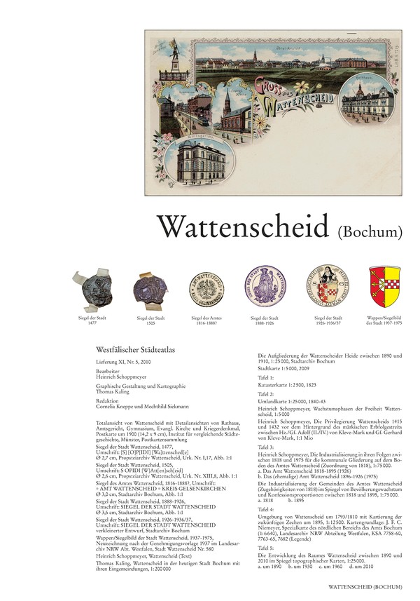 Titelseite Wattenscheid