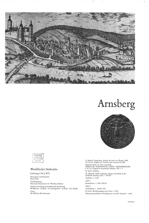 Titelseite Arnsberg