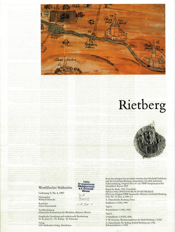 Titelseite Rietberg