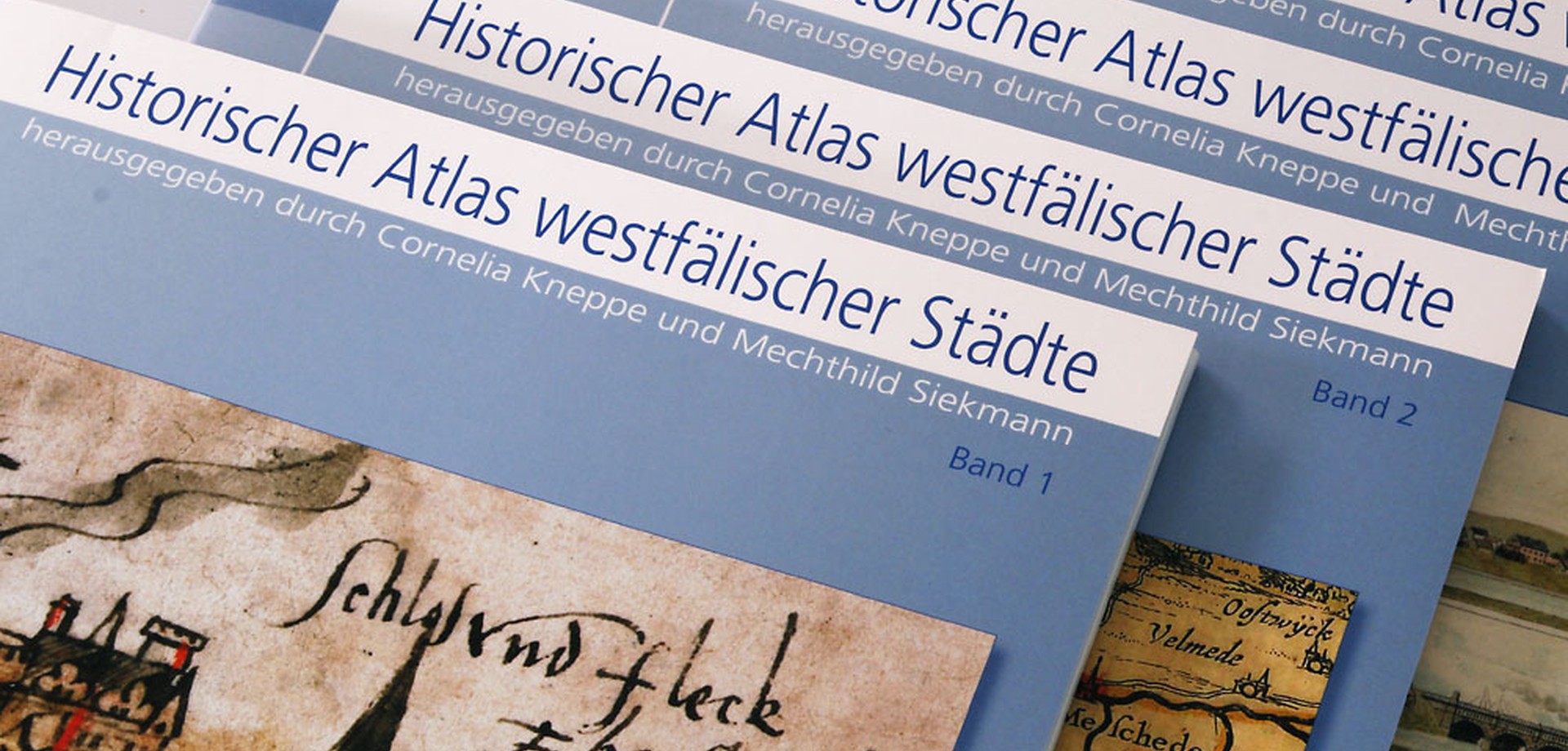 Bände des Historischen Atlas Westfälischer Städte