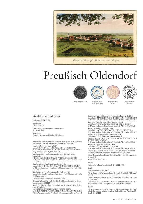 Titelseite Preußisch Oldendorf