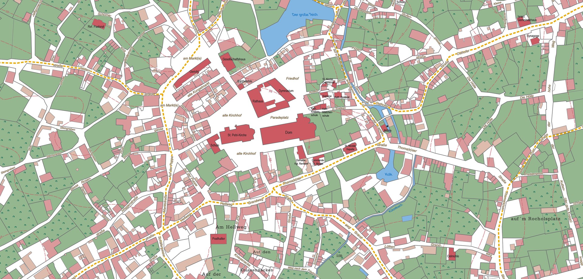Katasterkarte von Soest