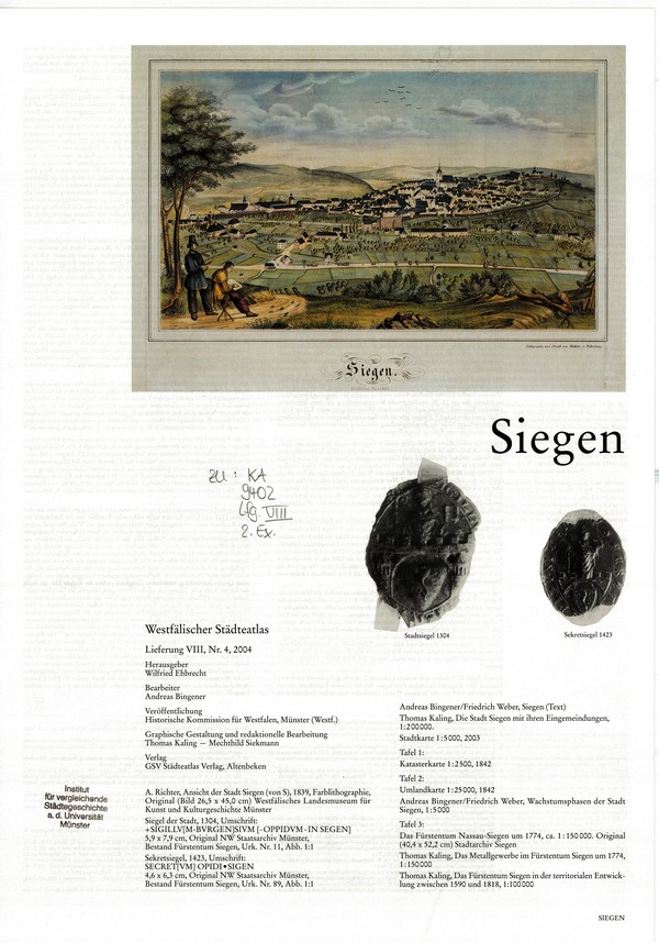 Titelseite Siegen