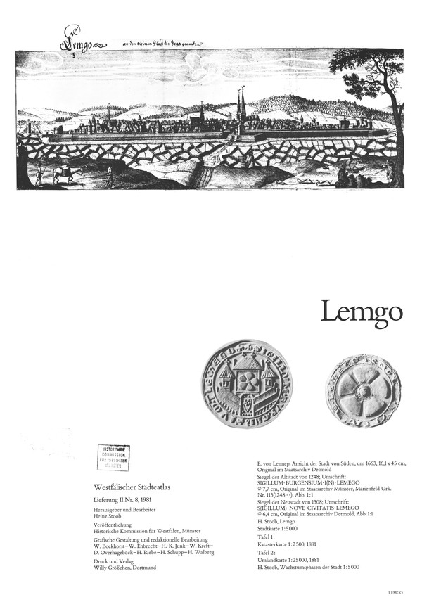 Titelseite Lemgo