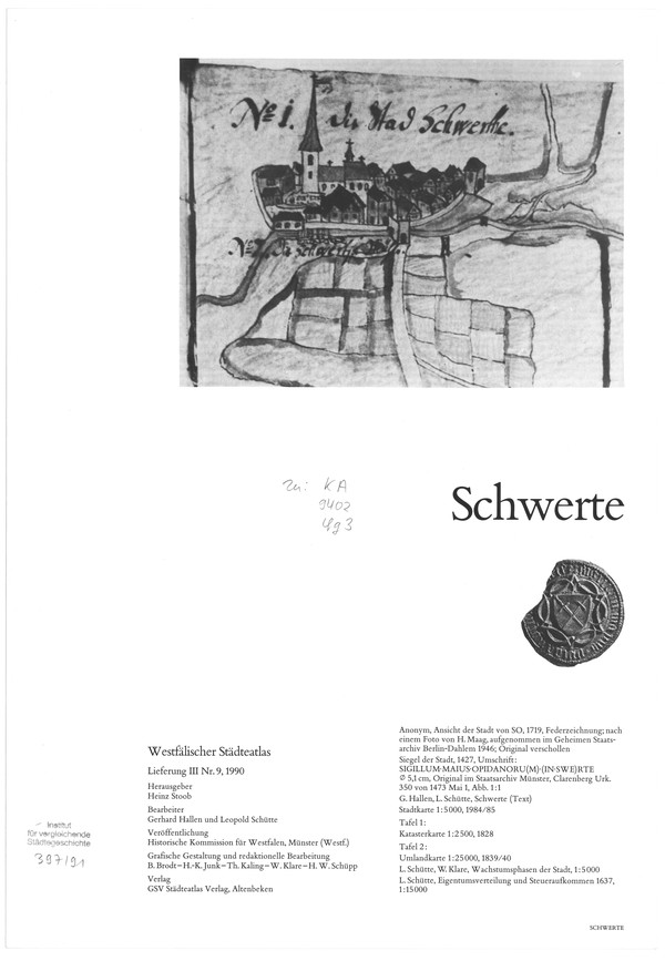 Titelseite Schwerte