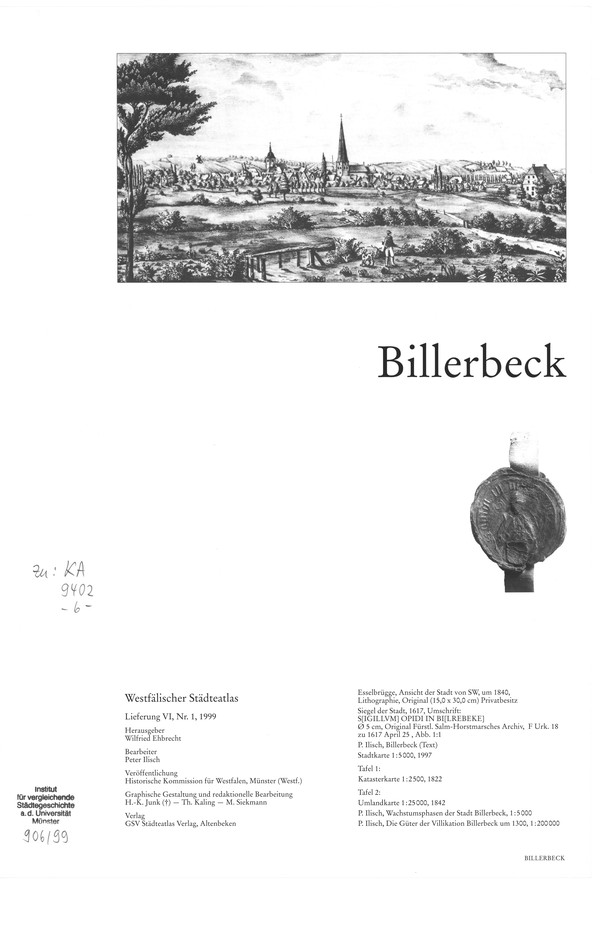 Titelseite Billerbeck