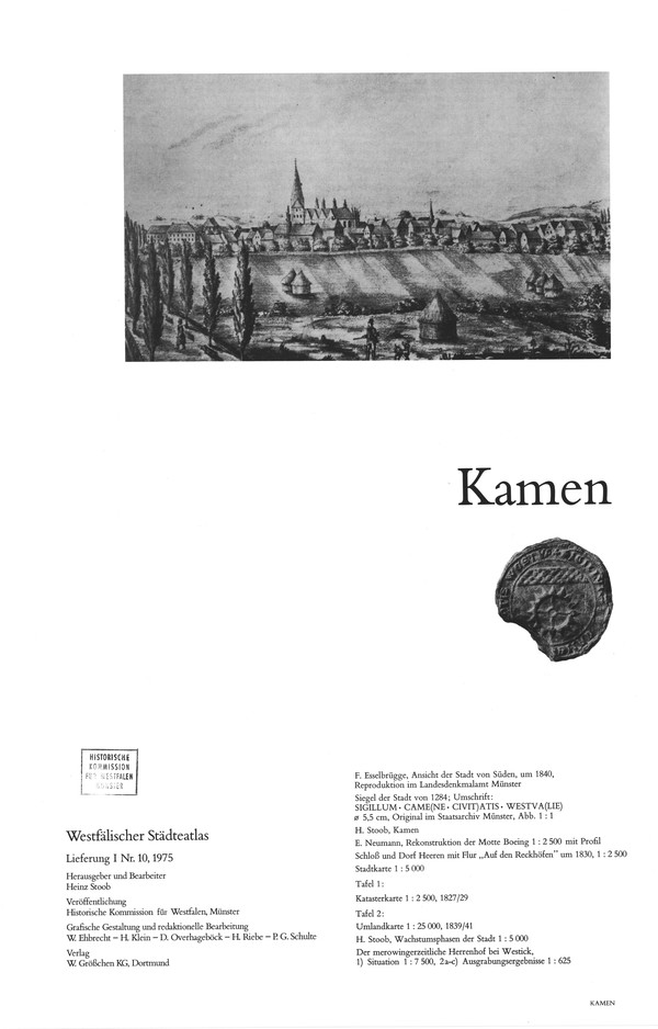 Titelseite Kamen
