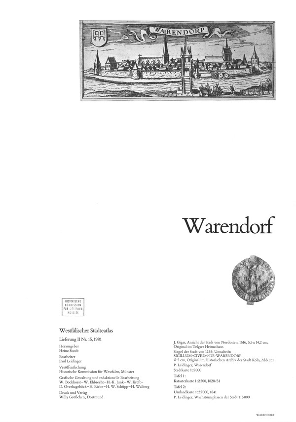 Titelseite Warendorf