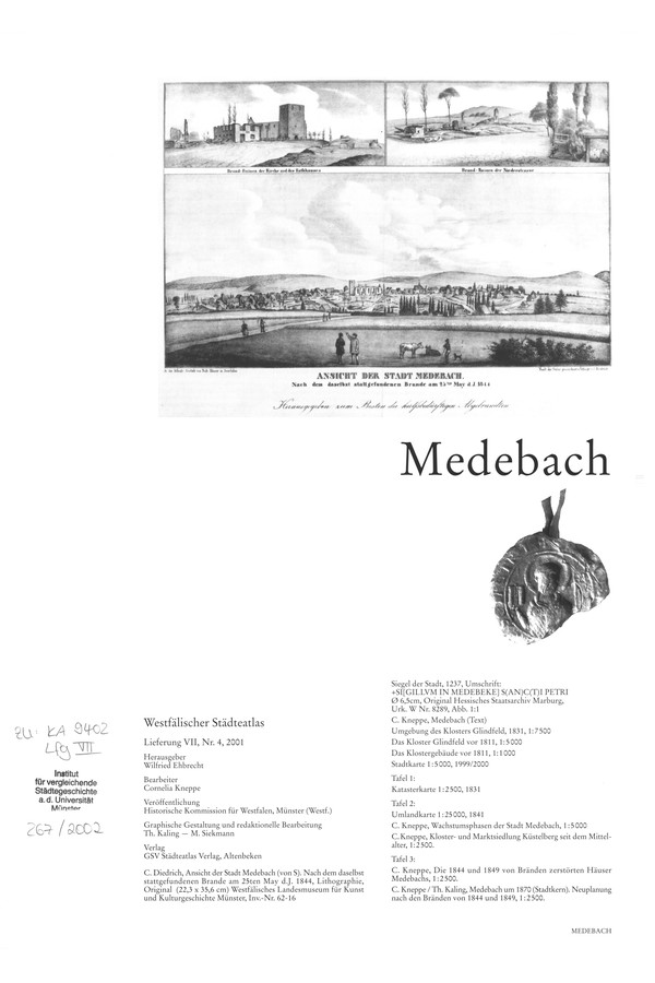 Titelseite Medebach