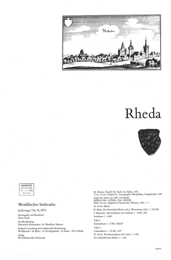 Titelseite Rheda